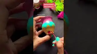 Mataki decoration idea for school competition😱 #shorts #youtubeshorts #craft #janmashtamispecial