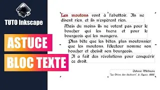 Tuto inkscape : astuce bloc texte