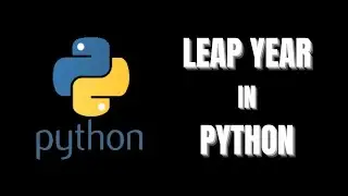 Leap Year in Python for beginners