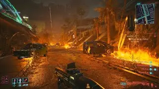 Cyberpunk 2077 Widmo Wolności - tryby graficzne (HDR10+) TV Samsung QE65Q77B QLED 4k120hz (XSX)
