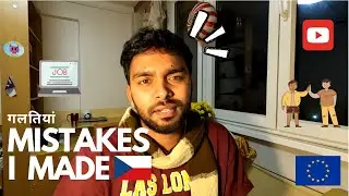 MISTAKES I MADE | गलतियां | MANVENDRA EUROPE | PRAGUE | INDIA