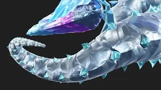 [Blender Tips] Adjust the width of the duplicated tail  [Mesh Deform Modifier]