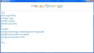 HTML | Background image position left right top bottom