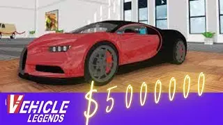 Buying my new car in vehicle legends(Roblox)