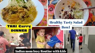 Weight loss Meal Ideas~Indian mom Busy Morning To Dinner Routine~Veg Recipes#morningroutine#thaicurr