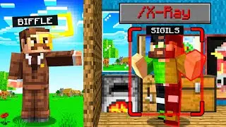OP CHEATING Hide and Seek in Minecraft