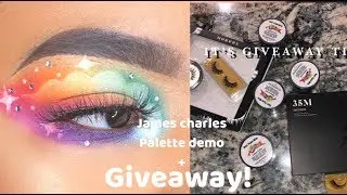 I FINALLY GOT THE JAMES CHARLES PALETTE + GIVEAWAY! 2019