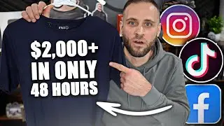 This T-Shirt Design Sold $2,000+ In 48 Hours & How I Did It (Printify Print on Demand)