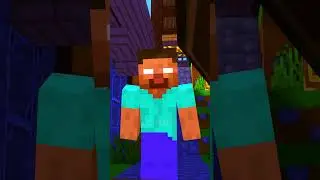 Herobrine Finds JJ Hiding in Minecraft #shorts