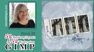 GIMP | How to use Desaturate, Handle Transform Tool, and Weave Ribbon through a Title