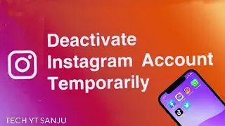 How to temporarily deactivate your Instagram account || New settings of Instagram