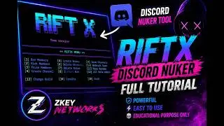 RIFT X Discord Nuker Tutorial ⚡ | Full Setup & Showcase (Educational Purpose)