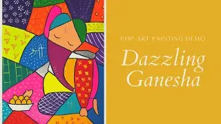 #Ganesha Pop Art/ Easy #Acrylic Painting for Beginners/ Demonstration