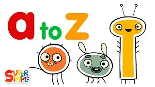 Alphabet For Kids | Learn Letters a to z with Pratfall ABCs | Super Simple ABCs