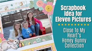Scrapbook Idea for Eleven Pictures | CTMH Honey Bunny