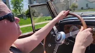 Sun's out, 1937 Packard Convertible out