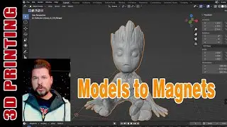 Models to Magnets - Using Blender & Cura