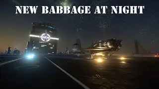 [Star Citizen] New Babbage Skyscraper At Night (PTU 3.8)