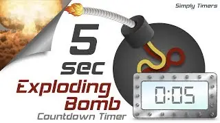 5 sec exploding countdown timer