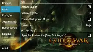 Configuracion de god of war ghost of sparta en emulador de psp
