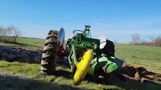 2-16" bottom plows on 8n tractor