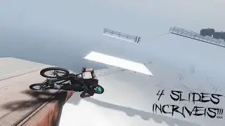 GTA 5 - BMX HARD - DESAFIO DOS 4 SLIDES INCRÍVEIS!!!