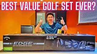 Costco 2024 CALLAWAY EDGE 10-Piece Golf Set Unboxing, First Hits & Review