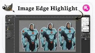 How to outline images in GIMP (Creative Border)