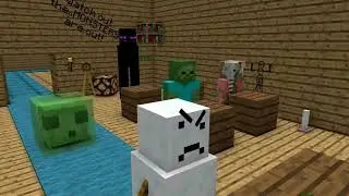 Monster School: Ice Sculpting - Minecraft Animation