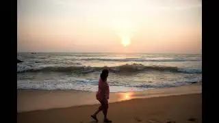 The Sunrise at kovalam beach, Chennai