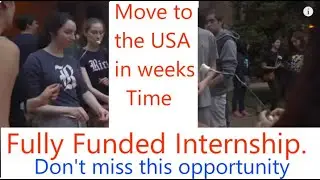 Fully Funded 10-12 week paid internship in the USA