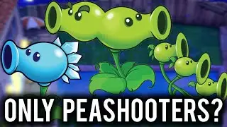 Can I Beat Plants vs. Zombies Using ONLY PEASHOOTERS? | Pt. 2