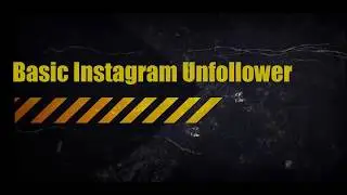 Instagram Unfollow automation using iMacros [Free]