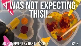 He Drips MELTED CRAYONS In RESIN?!! A Video by Daniel Cooper