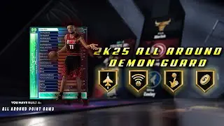 THIS ALL AROUND DEMAN GUARD IS TAKING OVER THE PARK IN NBA 2K25! BEST GUARD BUILD!😈😈