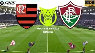 BRASILEIRÃO 2024 | FLAMENGO VS FLUMINENSE ULTRA REALISTA 4K | FLAFLU | EAFC 25.