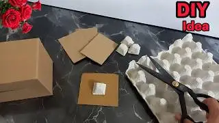 YOU WON’T BELIEVE THIS DECOR MADE FROM CARDBOARD ! Diy Recycled CARDBOARD♻️