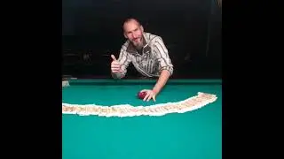 Бильярд одной рукой! вертикалочка