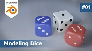 SubD Modeling in Blender 3D |  Episode 1: The Dice (Intermediate Level)