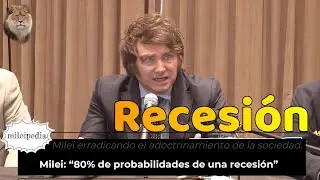Milei: “Estamos a 80% de probabilidades de una recesión”| Javier Milei | 11 - 11 - 2022 | mileipedia