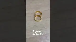 Cincin Kawin kadar muda 8 karat