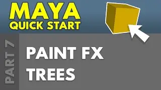 Maya Paint FX Trees