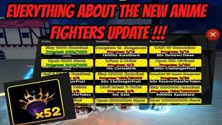 Everything about the new Anime Fighters Update !!! - New Raid System + Quests!!!