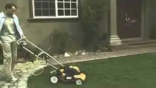 Electric Lawnmower gone wrong!