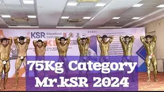 75Kg Category Mr.KSR 2024 State Level Bodybuilding Competition ​⁠