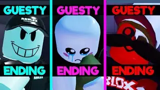Roblox Guesty (All 7 Endings) Piggy Game!