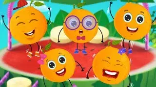 Five Little Oranges | Educational Video For Toddlers & kids