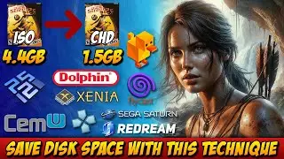 Save Disk Space with This Technique - Convert ISO to CHD / ZSO / RVZ / WUA / RGH