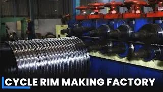 Turning Steel into Cycle Rim | Inside the Rim Manufacturing Factory 🚴‍♀️
