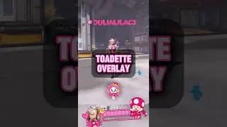 ETSY IN BIO 🩷 | Cute Toadette Overwatch Overlay | Overlay for Twitch and Video edits!  
